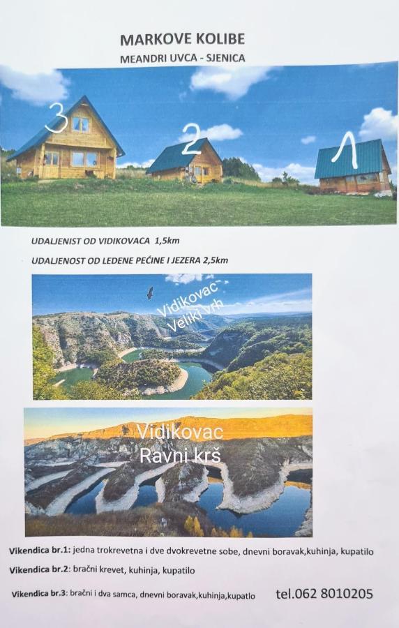 Markove Kolibe 2, Uvac Sjenica Exterior foto